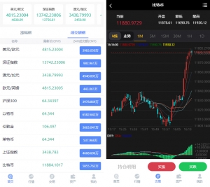 【新版白色币圈 / BTC 涨跌预测】亲测二开微交易新版白色币圈K线正常波动完好完美运行-仙猫资源网