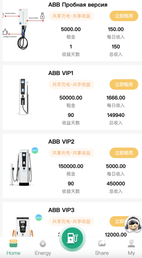 ABB双语言共享充电宝投资理财源码/五级分销返利+地图显示模式-仙猫资源网